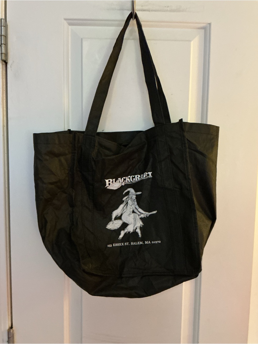 Blackcraft Cult Salem MA Reusable Graphic Tote Shopping Bag